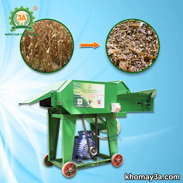 Máy băm phụ phẩm nông nghiệp 3A3Kw 2 buồng băm