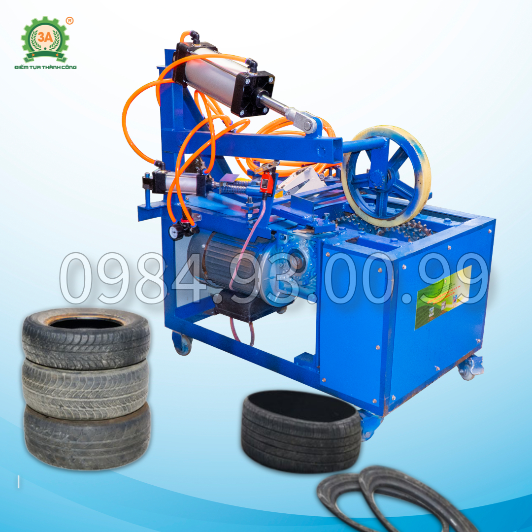 Máy cắt lốp ô tô tái chế 3A3kW