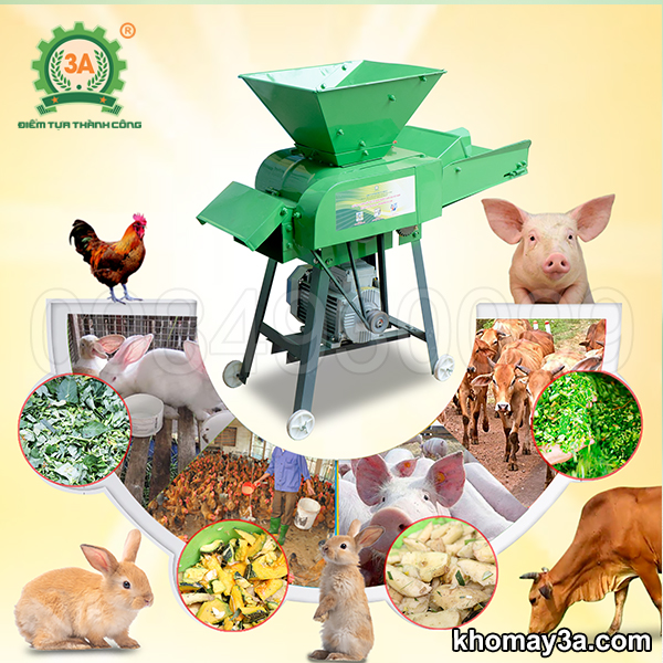 Máy thái cỏ, băm rau củ