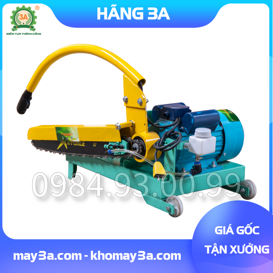 Máy cắt củi có bàn cắt 3A3kw 220V