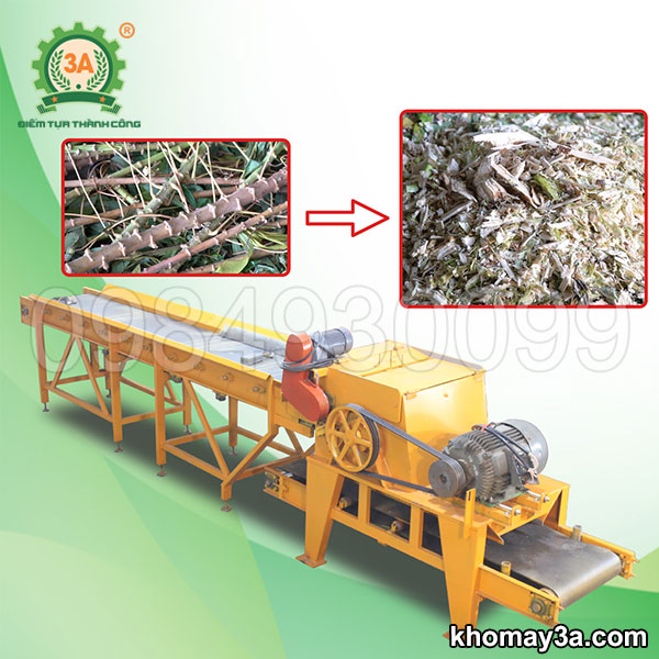 Dây chuyền băm phụ phẩm nông nghiệp 3A22Kw