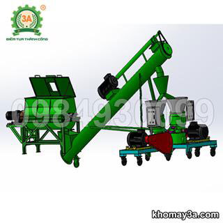 Dây chuyền ép viên phân 3A