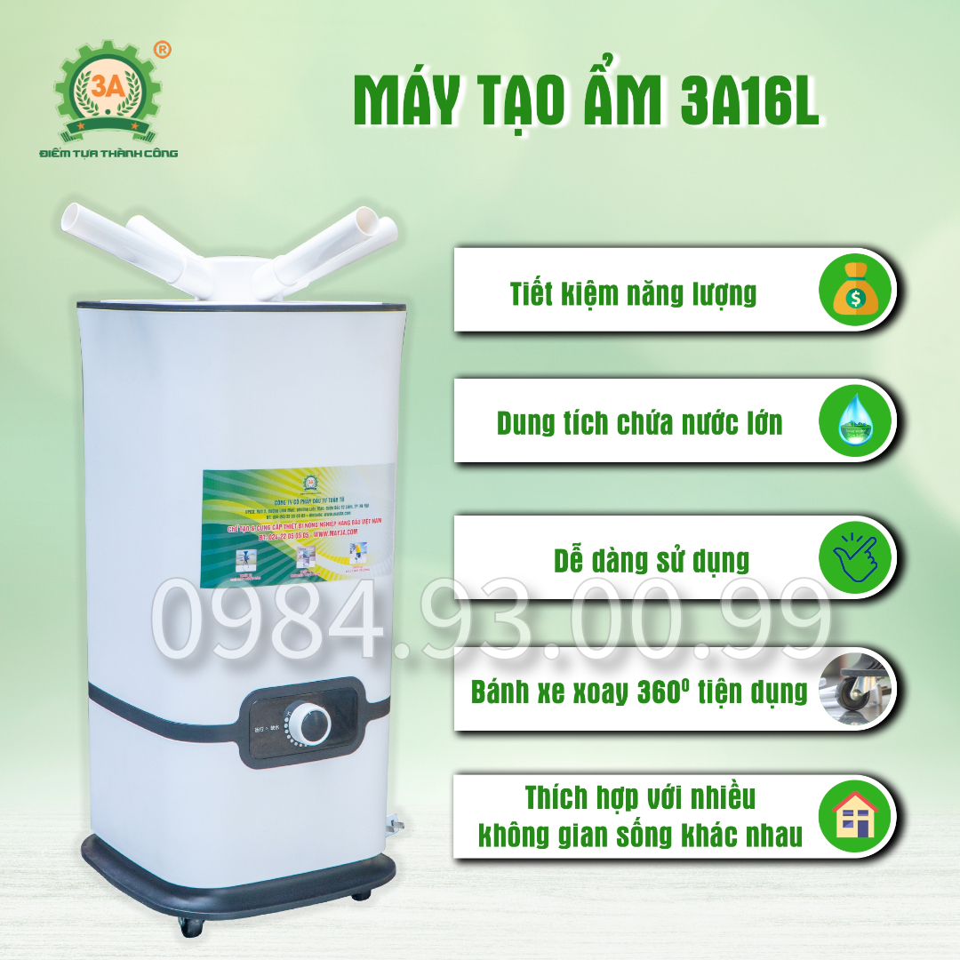 Máy tạo độ ẩm 3A16L