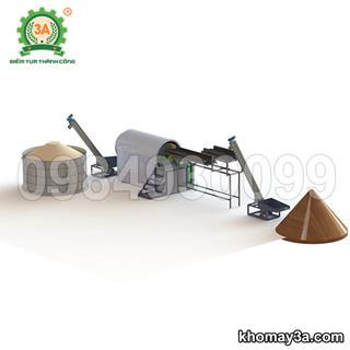 Lò sấy mùn cưa 3A