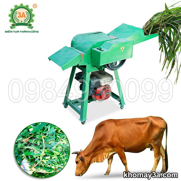 Máy băm cỏ động cơ đầu nổ