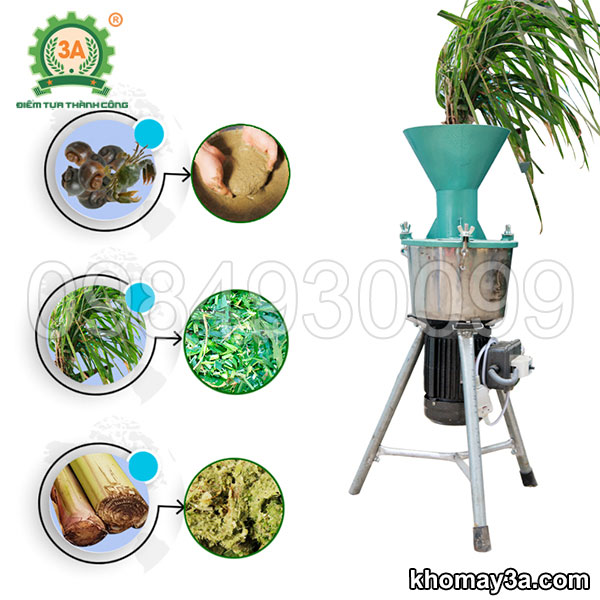 máy băm nghiền đa năng 3A1,5Kw