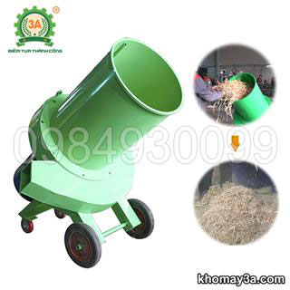 Máy băm rơm làm nấm