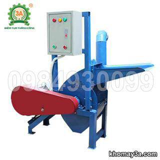 Máy băm xơ dừa, rơm khô 3A7,5Kw