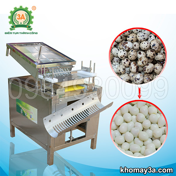 Máy bóc trứng cút tự động 3A