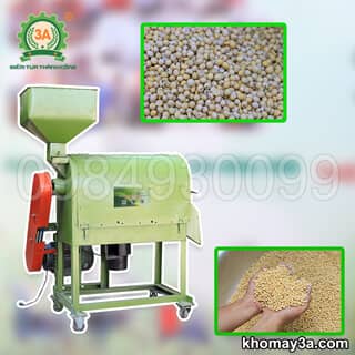 Máy bóc vỏ đậu nành khô