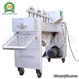 Máy bóc vỏ xanh mắc ca