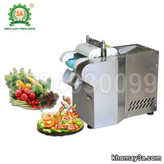 Máy cắt rau củ quả có băng tải