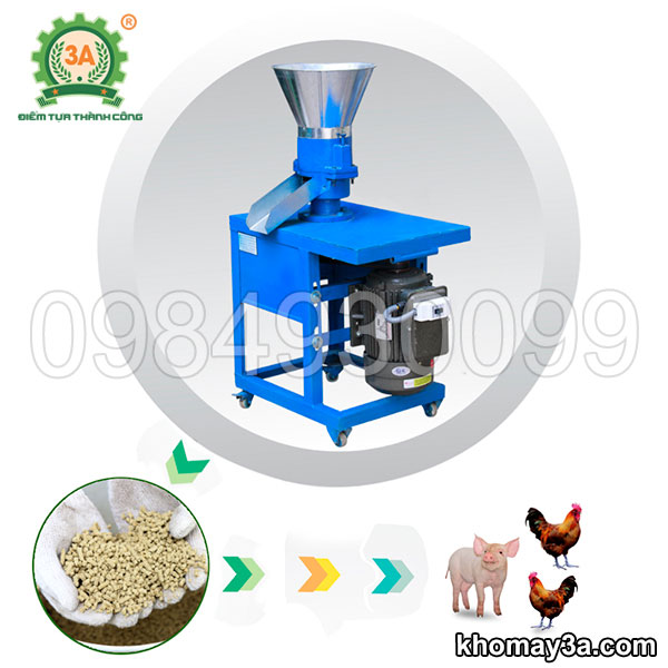 Máy ép cám viên hộ gia đình 3A3Kw