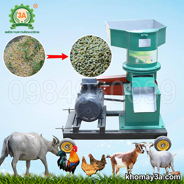 Máy ép cám viên trục đứng 3A7,5Kw