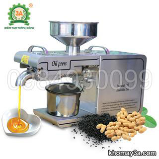 Máy ép dầu đậu phộng inox 3A