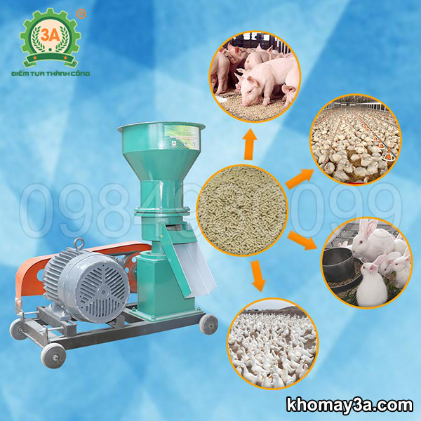 Máy ép viên thức ăn chăn nuôi 3A5,5kw