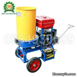 Máy nghiền vỏ dừa, rơm khô 3A16Hp kiểu ống tròn