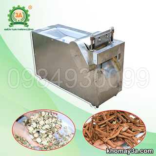 Máy thái lát dược liệu băng tải 3A2,2Kw