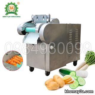 Máy thái rau củ quả có băng tải 3A2,2Kw