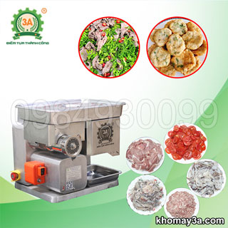 Máy xay chả mực, thái mực tươi đa năng 3A2,2kw