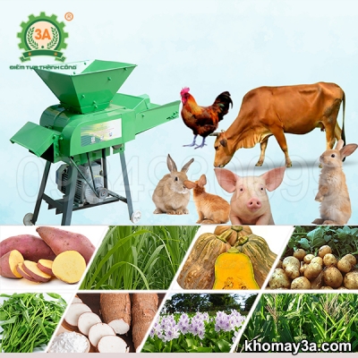 Máy băm cỏ 3A3Kw Máy băm cỏ 3A3Kw