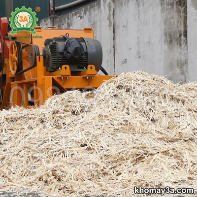 Dây chuyền băm vỏ cây 3A
