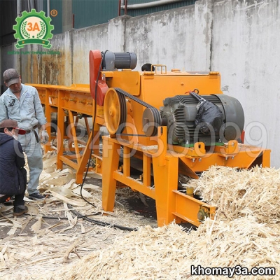 Dây chuyền băm rác ván bóc 3A