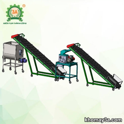 Dây chuyền nghiền phân hữu cơ 3A