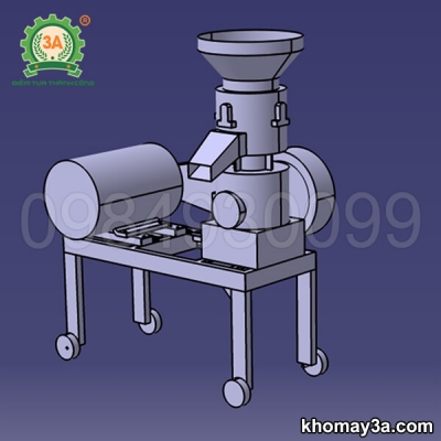 Dây chuyền sản xuất cám viên công nghiệp cho gia súc, gia cầm 3A500kg/h Dây chuyền sản xuất cám viên công nghiệp cho gia súc, gia cầm 3A500kg/h