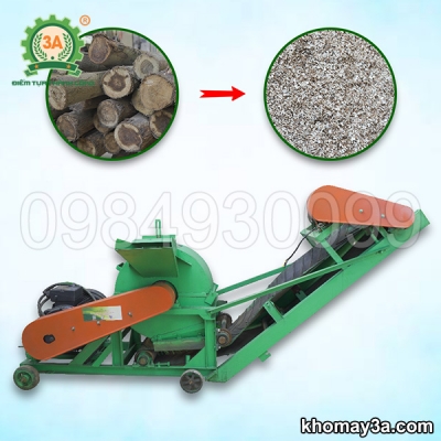 Máy băm dăm gỗ công suất lớn 3A45Kw