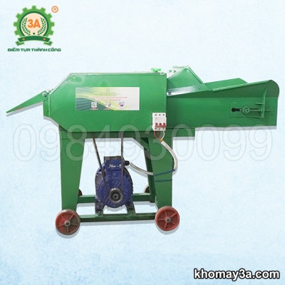 Máy băm đập dập cỏ, cây ngô cho gia súc 2 buồng 3A3Kw