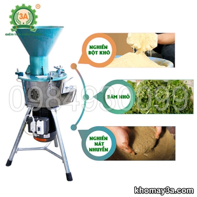 Máy băm nghiền đa năng 3A2,2Kw phễu tròn 220V