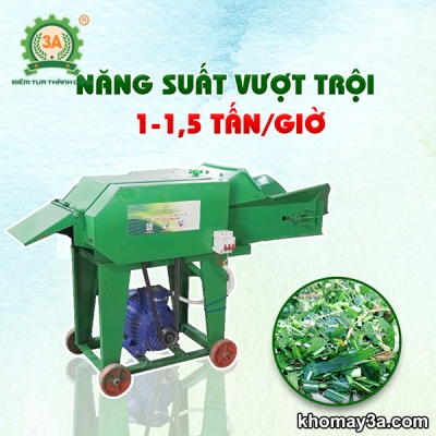 Máy băm phụ phẩm nông nghiệp 3A3Kw 2 buồng băm