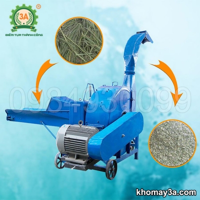 Máy băm rác ván bóc, vỏ cây keo 3A 9RC-100