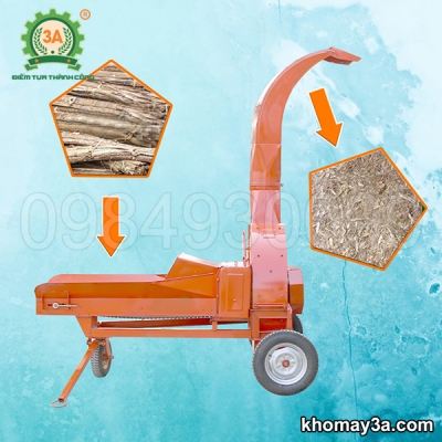 Máy băm rác ván lạng, vỏ cây 3A9Z9A