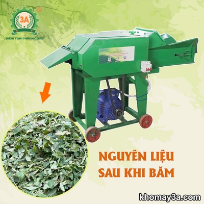 Máy băm thân cây đậu phộng 2 buồng 3A3Kw Máy băm thân cây đậu phộng 2 buồng 3A3Kw