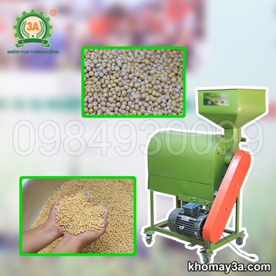 Máy bóc vỏ đậu nành khô
