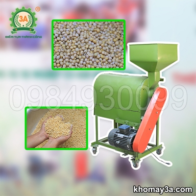 Máy tách vỏ đậu nành khô