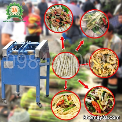 Máy bóc vỏ măng sặt 3A0,75Kw