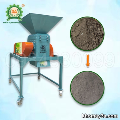 Máy đánh tơi phân bón, xay đất vườn ươm 2 tầng công suất lớn 3A11Kw
