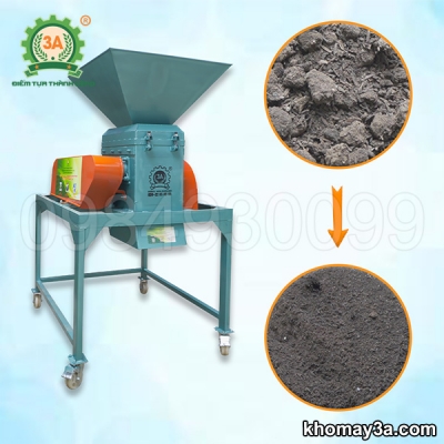 Máy đánh tơi phân bón, xay đất vườn ươm 2 tầng công suất lớn 3A11Kw