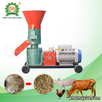 Máy ép cám viên cho heo 3A3,5kw