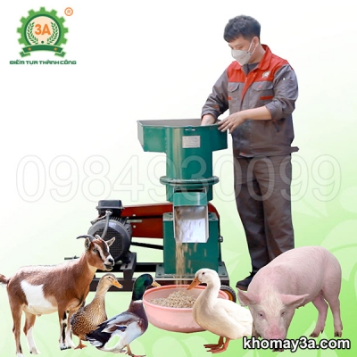 Máy ép cám viên trục đứng đa năng 3A7,5Kw