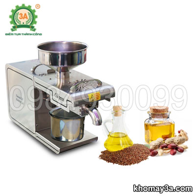 Máy ép dầu đậu phộng inox giá rẻ
