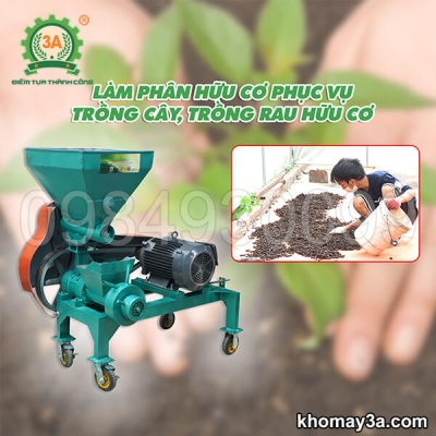 Máy ép viên trùn quế