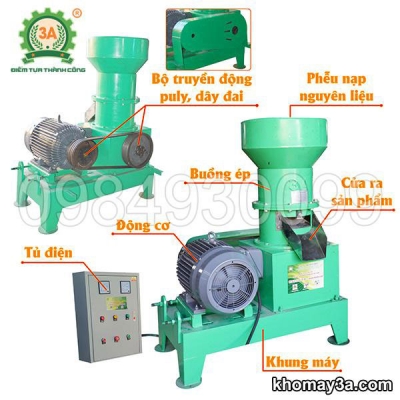 Máy ép viên thức ăn chăn nuôi công nghiệp 3A37kW 03