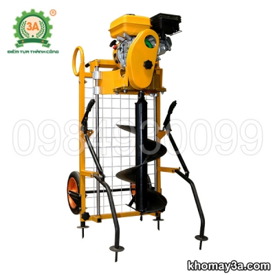 Máy khoan đất có giá đỡ 3A7,5Hp