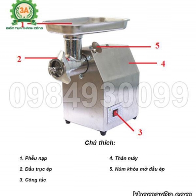 Máy làm cám chim 3A1100W 4 Máy làm cám chim 3A1100W 4