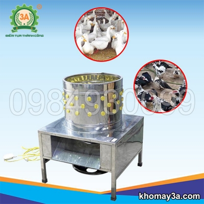 Máy làm lông gia cầm siêu sạch 3A1,5Kw