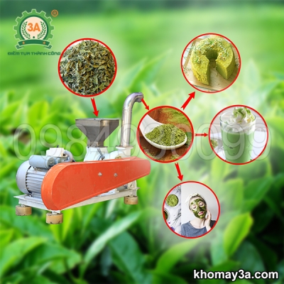 Máy nghiền bột trà xanh matcha